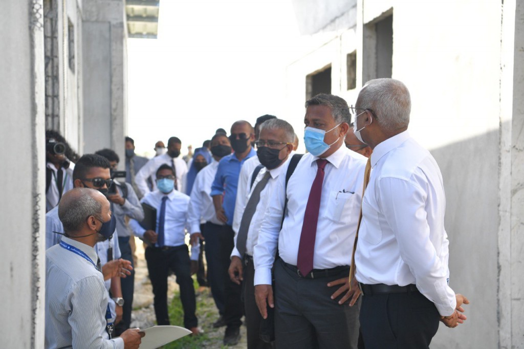 Thimarafushi gai imaaraaiykuraa housing unit thah raees ballavaalahvvaifi