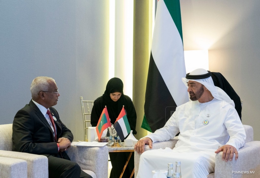 Raees Solih UAE ge Raees aa bahddhalu kuravaifi