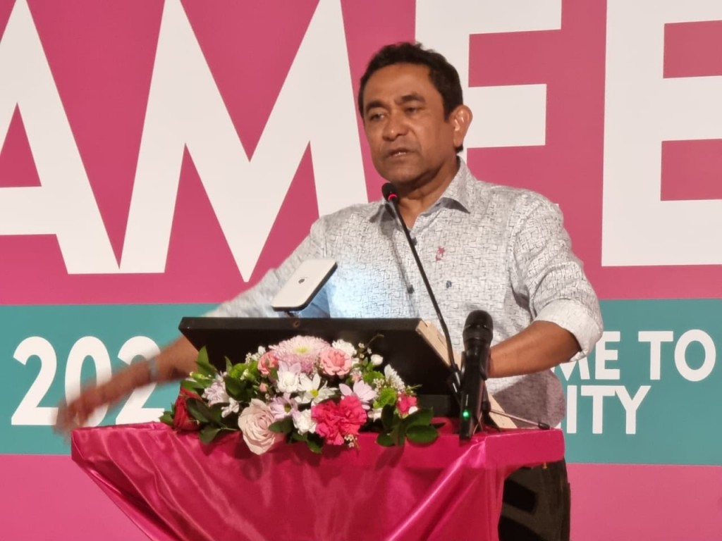 Sharuee dhaairaa mihaaru hinganee MDP ge iss 4 beyfulhehge law firm in: Yameen