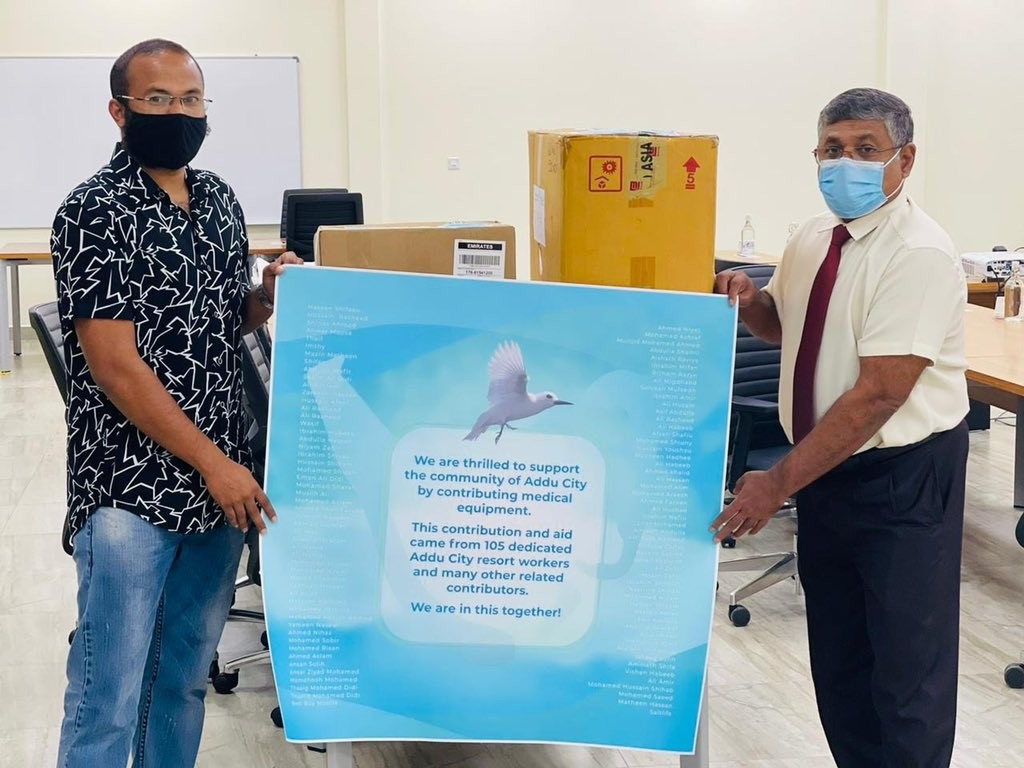 Addu equatorial hospital ah 1000 test kit hadhiyaa koffi