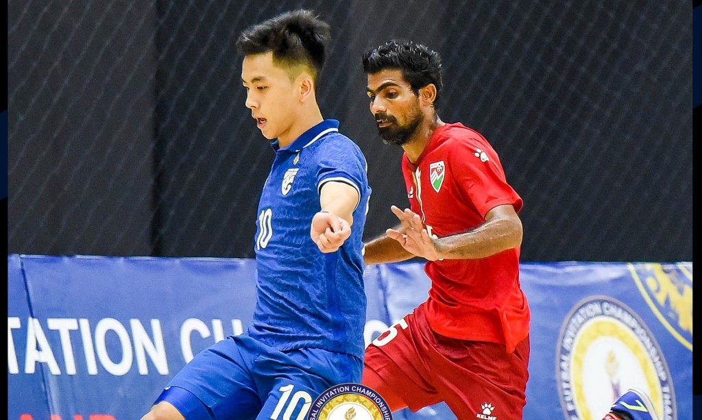 Dhuniyeyge futsal ranking ge 19 vanaigai oiy varugadha Thailand athun Raajje balivejje