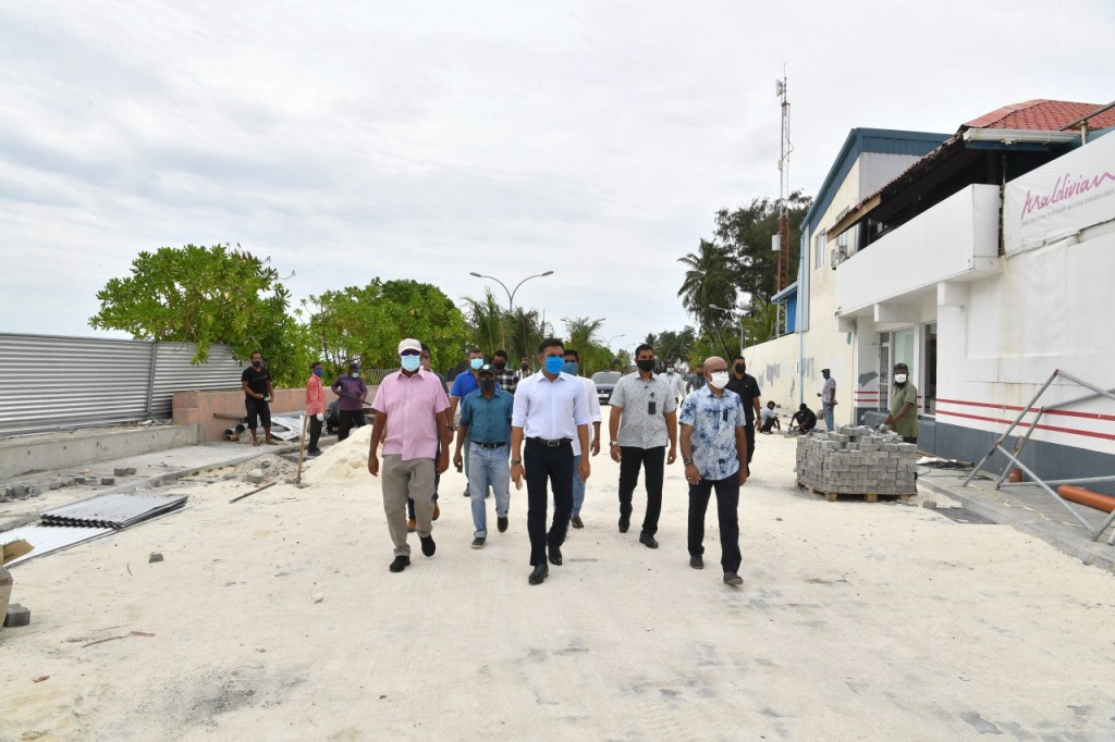 Male' gai bahuge hidhumaiy tharahgee kurumah vamundhaa thahyaareethah Naibu Raees bahlavaalavvaifi