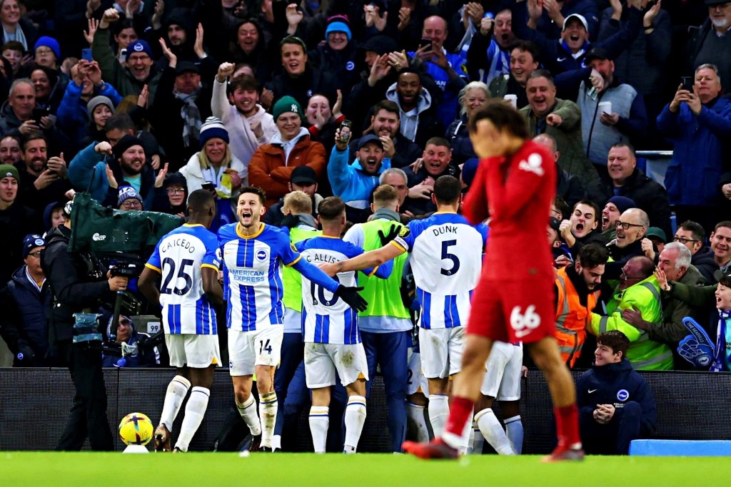 Brighton Liverpool ladhugannavaalaifi