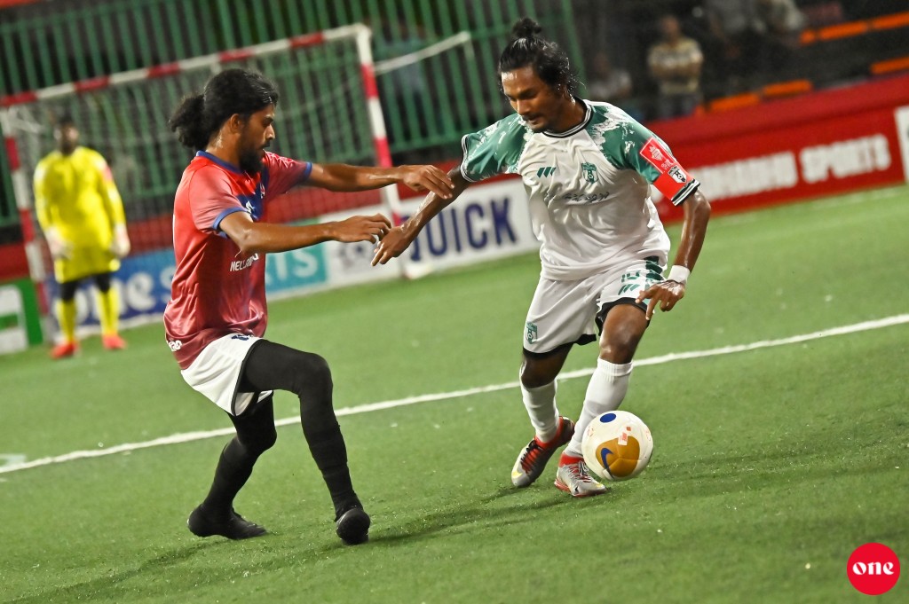 ވަން ފޮޓޯ: ގޯލްޑަން ފުޓްސެލް ޗެލެންޖް 2025ގެ އަތޮޅު ބުރުގެ ކުޅުން