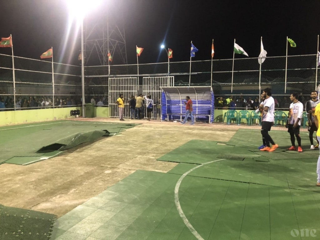 Dispute turned violence at football match in Dhihdhoo