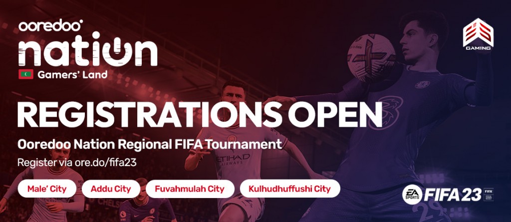 Ooredoo Nation FIFA mubaaraathugai baiverivaan hulhuvaalaifi