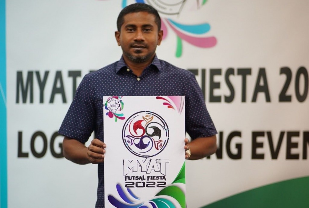 MYAT futsal fiesta 2022 ge logo ifthithaahu koffi