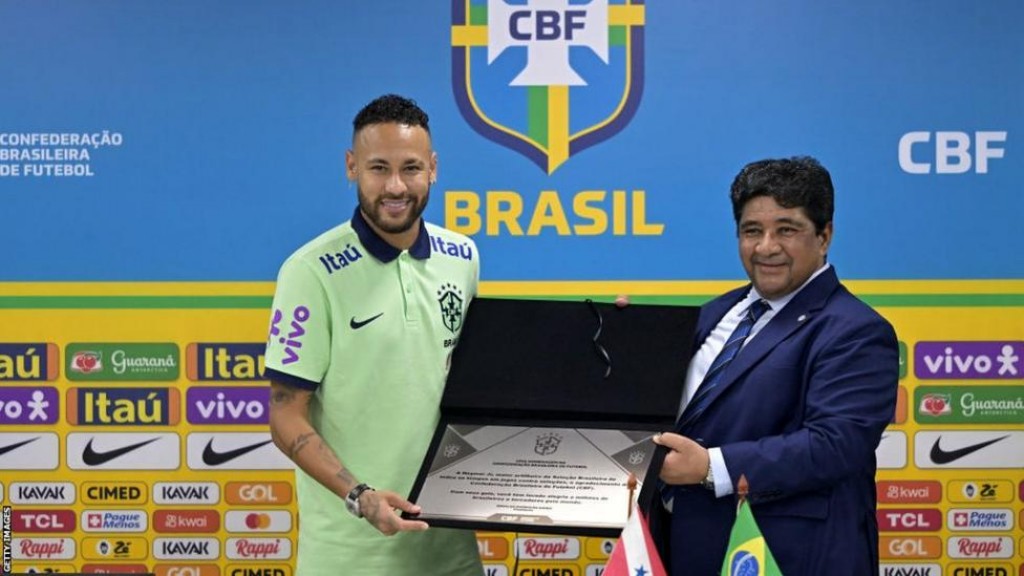 Neymer, Pele ge zamaanvee goal record muguraalaifi