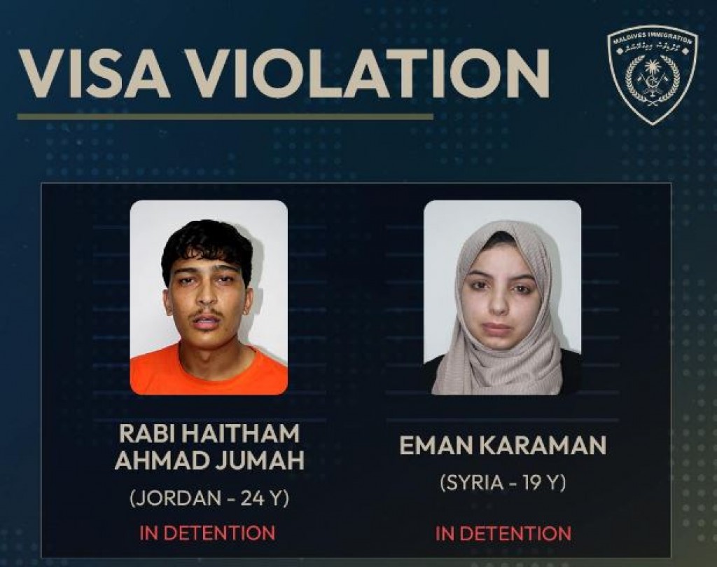 Tourist visa waa hilaafuvi Syria anhenakaai Jordan firihenaku deport kuranee