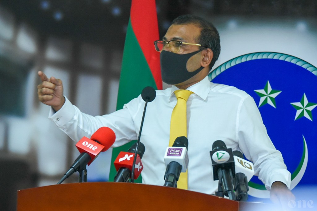 ''India out'' harakaathakee ISIS in Raajje hifumah dhevey baareh: Nasheed
