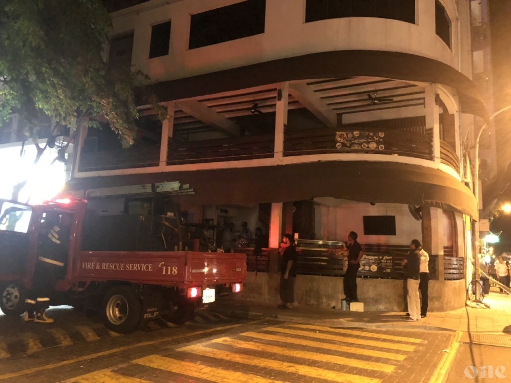 MNDF responds to fire at Thoum Restaurant