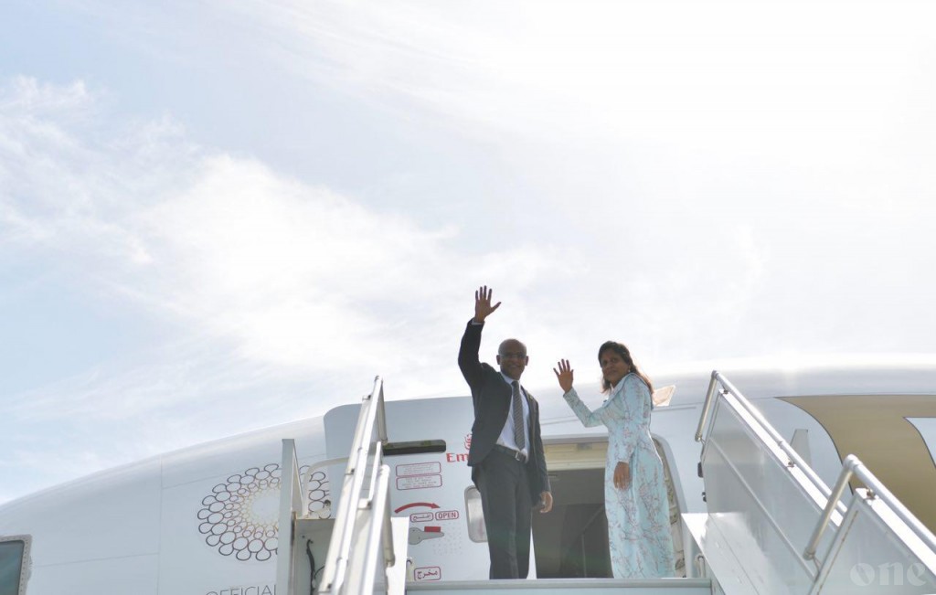 President and First Lady depart on State Visit to Seychelles