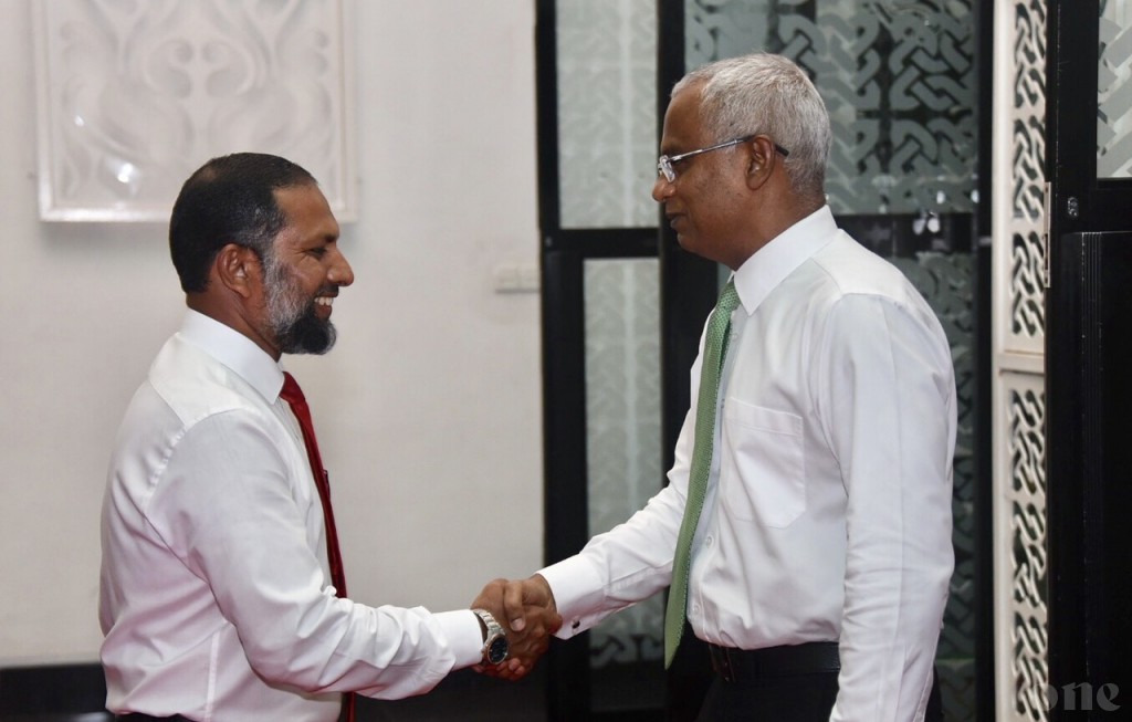 Adhaalath in Raees Solih ah thaaeedhu kuran ninmaifi