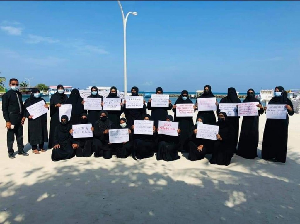 Civil Servants in black for silent protest regarding salaries