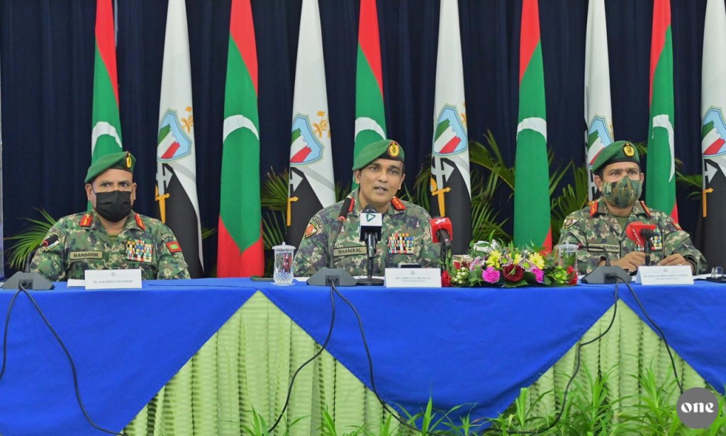 Uthuru Thilafalhuge ehhbasvumuge sababun MNDF ah varah bodu kurierumeh libigen annaane: MNDF