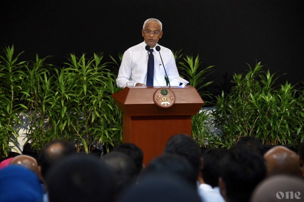 Pres. Solih: Parliament can cease actions of government - if so will not be able to fulfil pledges