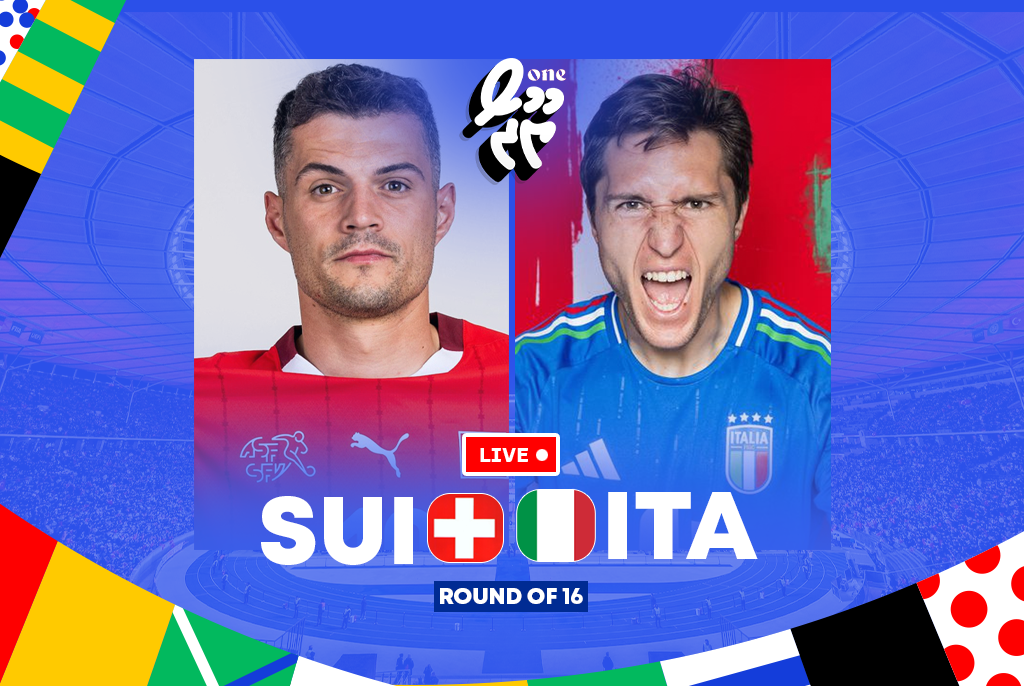 EURO 2024: Switzerland 2-0 Italy (Full Time)