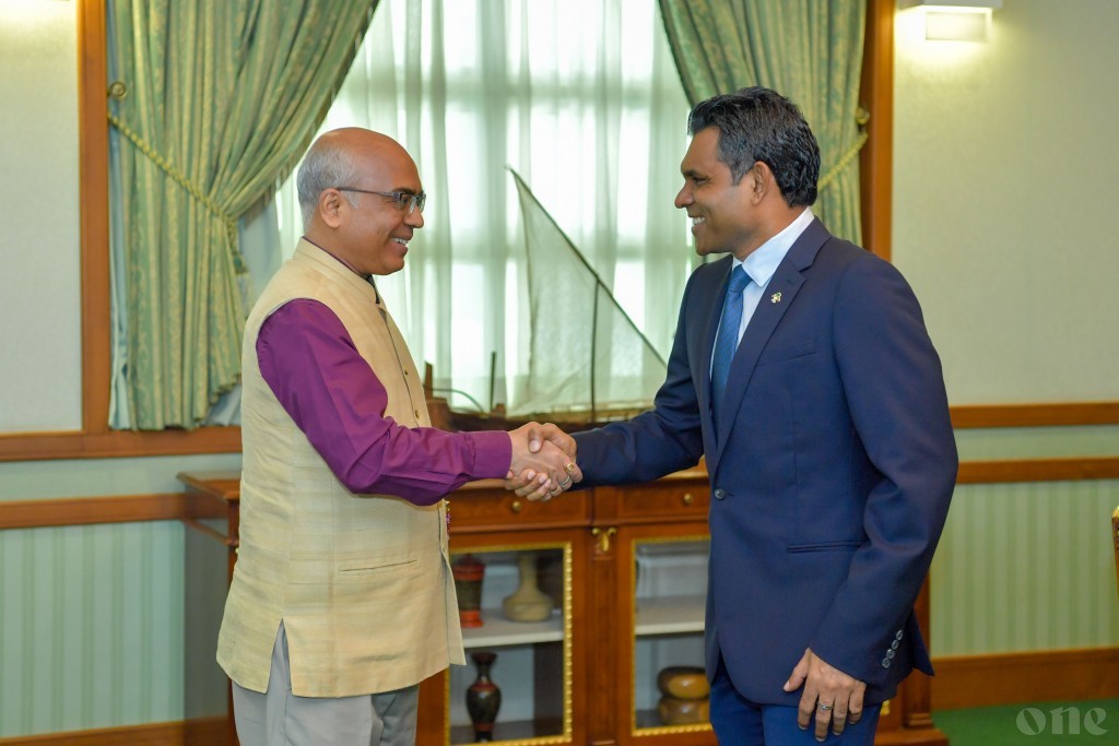 Ambassador of India makes farewell call to VP Faisal Naseem