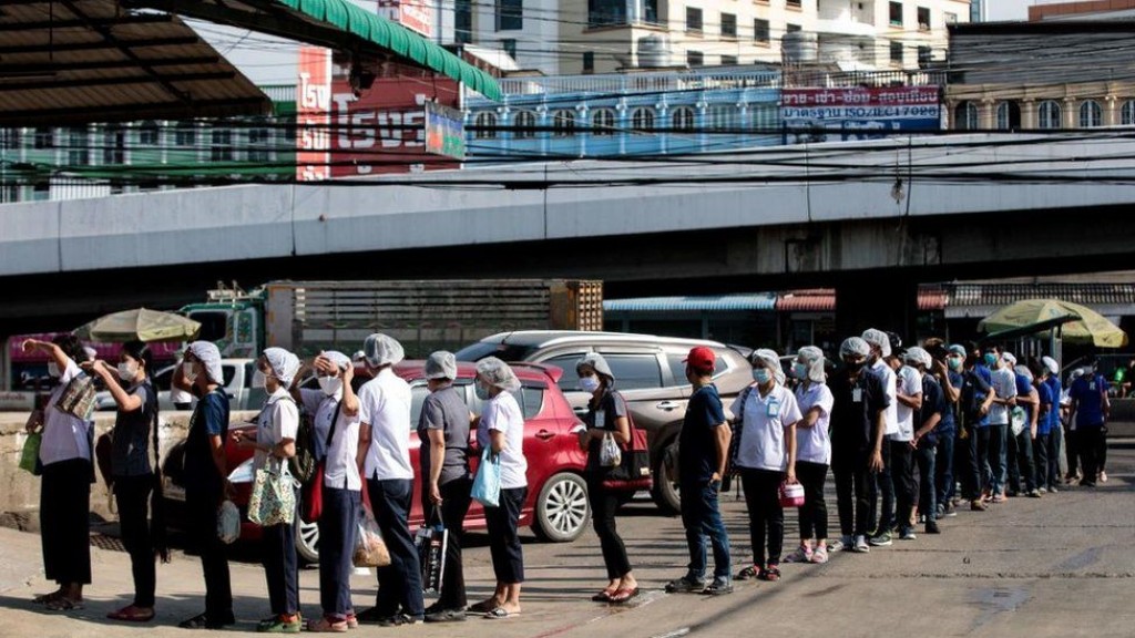 Thailand ge enme bodu Seafood market in Covid feni ethah haas bayau test kuranee