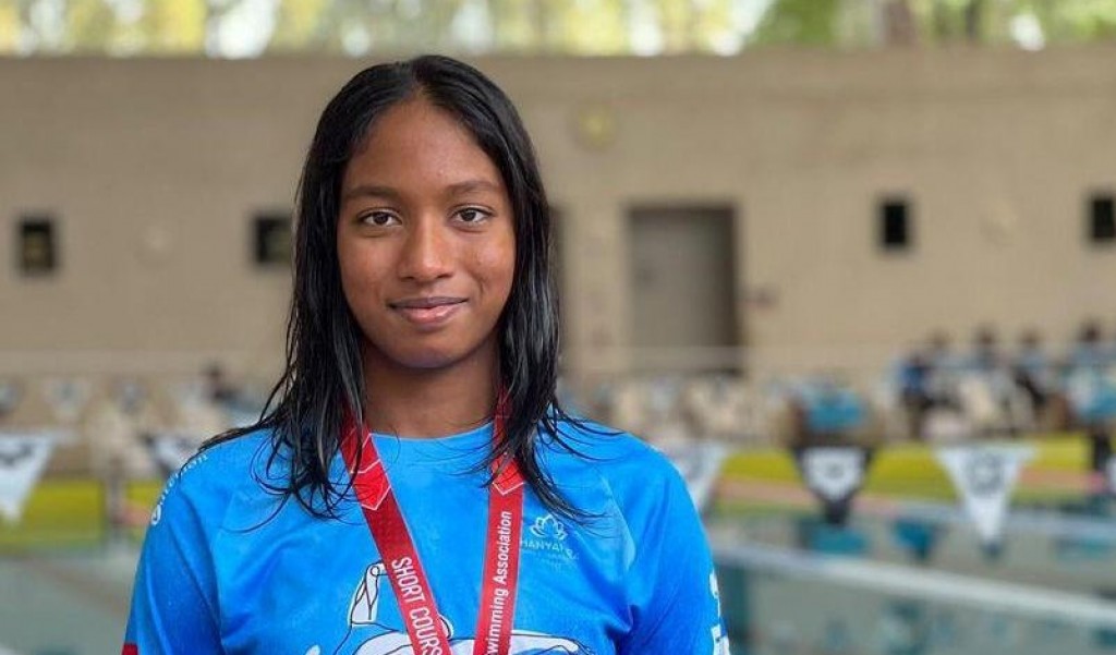 Thailand mubaaraathu gai Een ah bodu kaamiyaabee eh, short course 400m freestyle record ves aakoffi