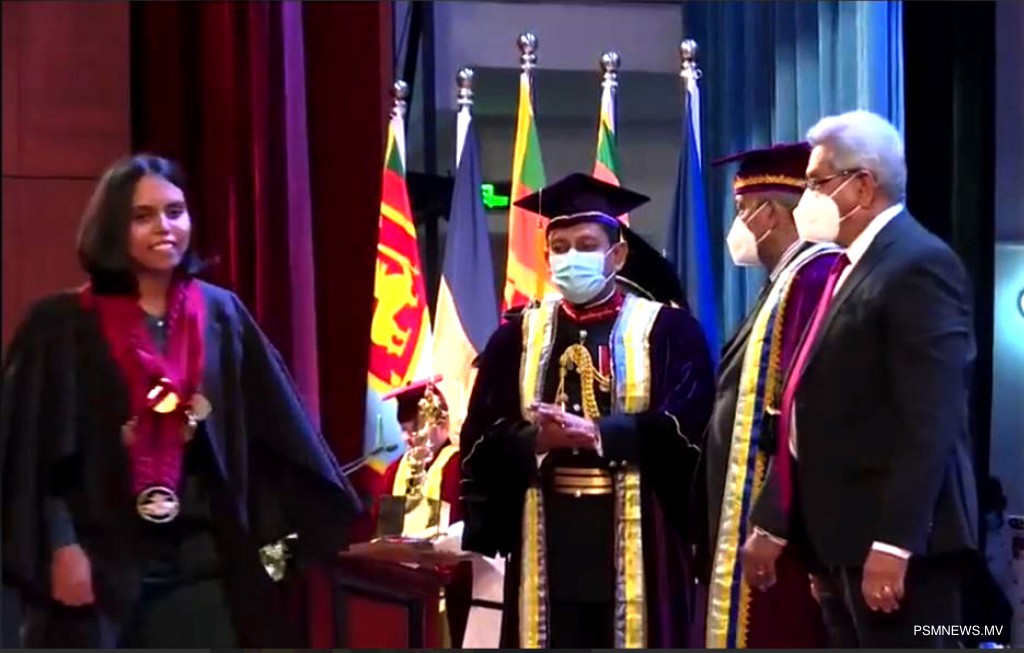 Lanka ge university akun ehvana hoadhi dhivehi dharivarah Raees maruhabaa vidhaalhuvejje