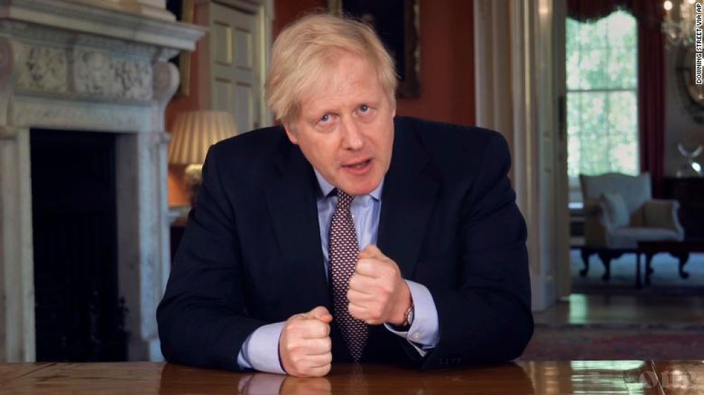 Boris Johnson eases UK lockdown, allowing car travel and sunbathing