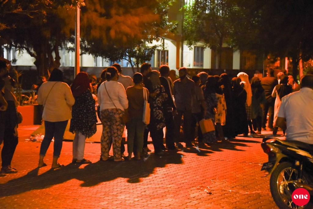 PCR test majubooru kurumun,  Male' gai bodu queue eh