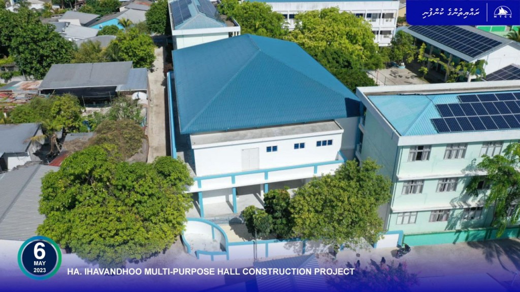 Ihavandhoo multipurpose hall ge masakkaiy nimenee