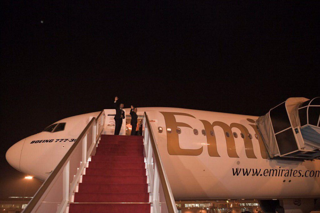 President Solih returns after completing his official visit to Sri Lanka