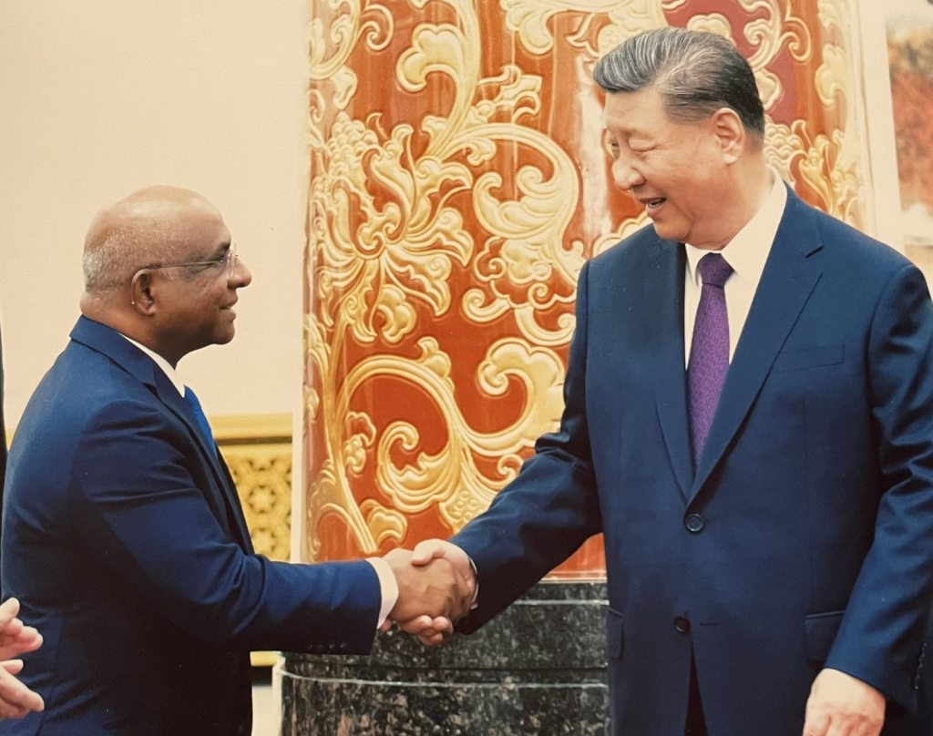 Kureege Foreign Minister Shahid, China ge Raees aa bahdhalu kuravvaifi