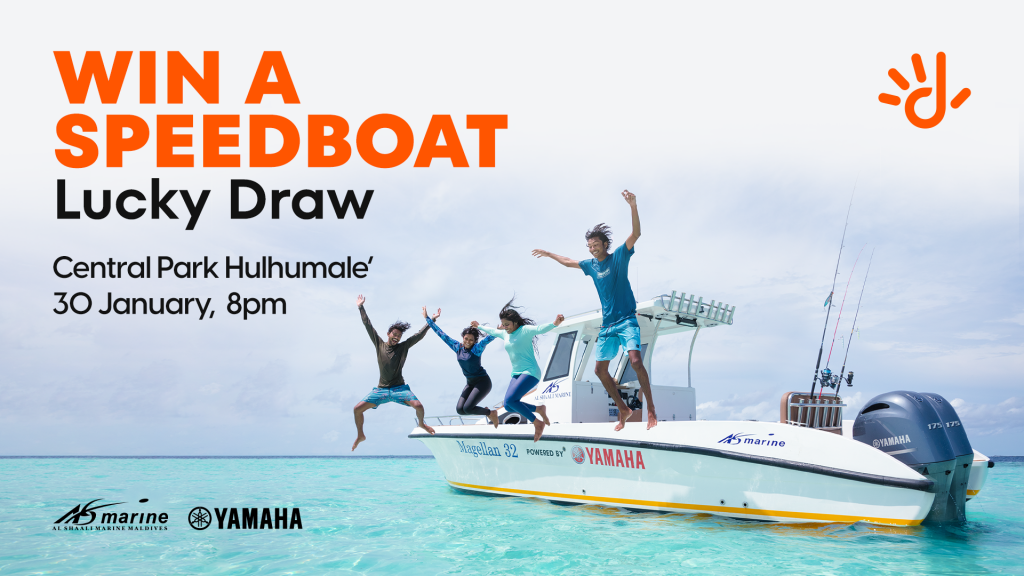 Dhiraagu ''Win a speedboat'' promotion guruathu negun anna buraasfathi dhuvahu