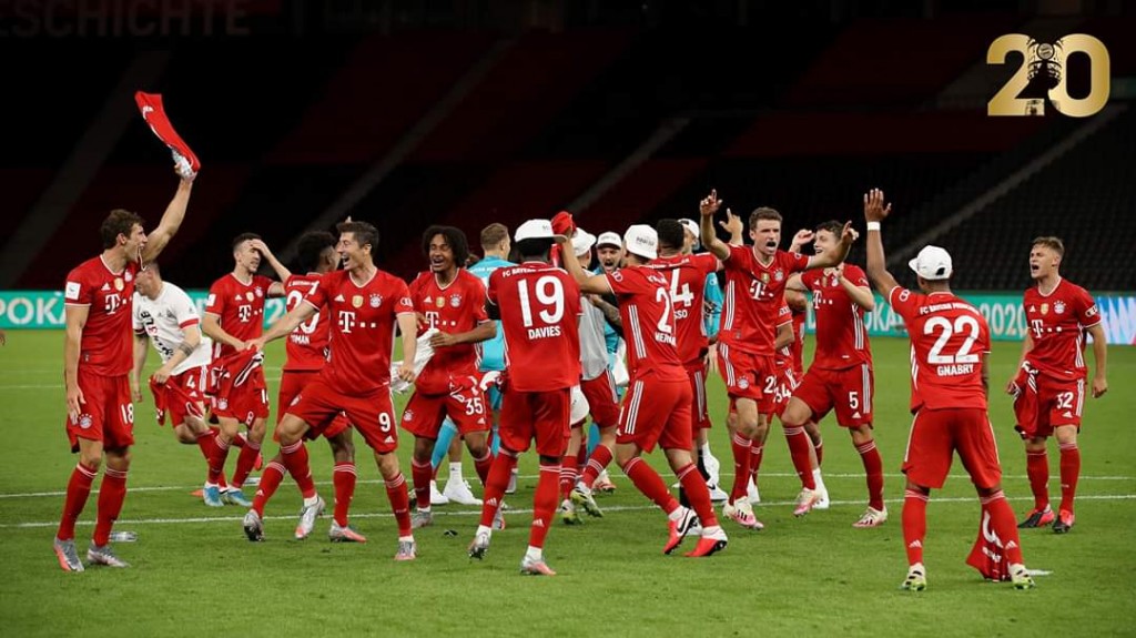 Bayern Munich 20 vana faharah German Cup hoadhaifi