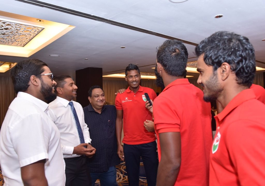 National team members to receive MVR 100,000 bonus even if match ends with a draw