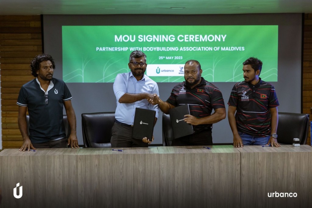 Mi aharuge Mr. Maldives ge title sponsor akah Urbanco