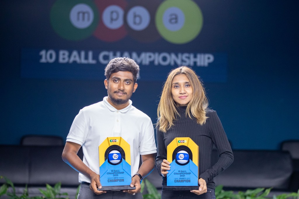 MPBA 10 Ball Championship ge championkann Shaaz aai Faathy ah