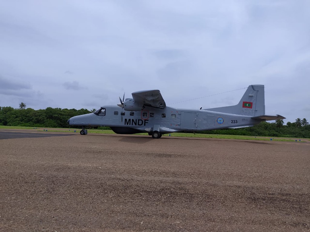 India in dhin Dornier aircraft Raajje genesfi
