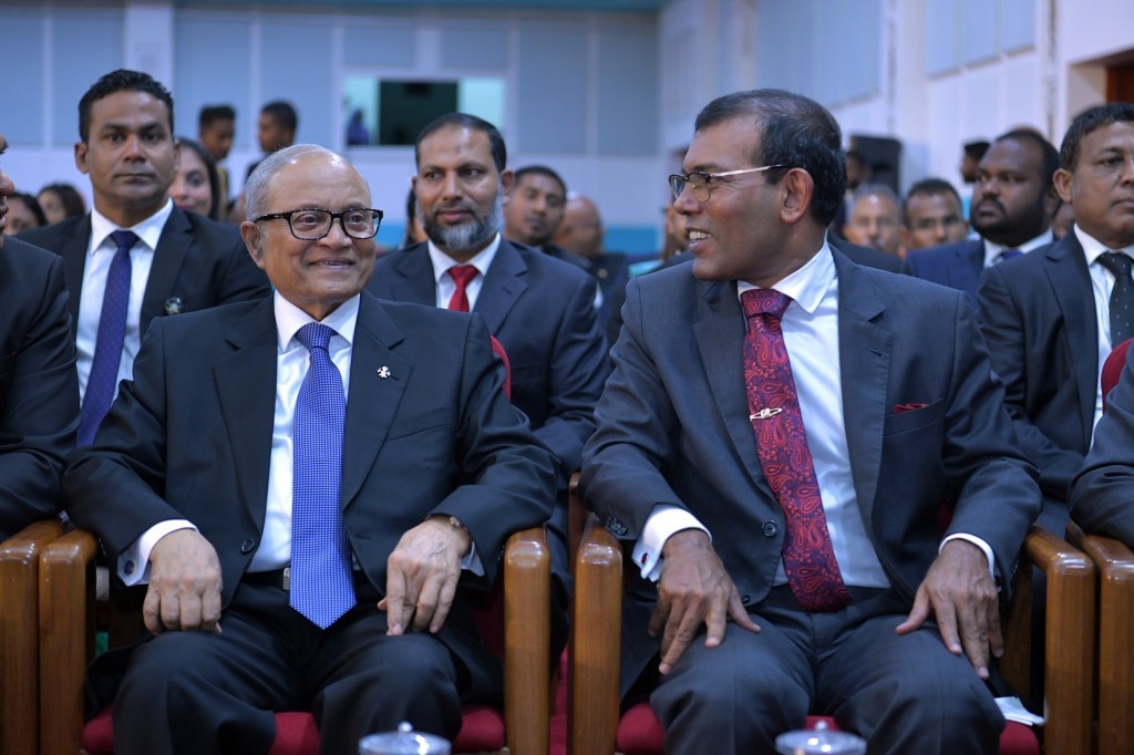President Maumoon: President Nasheed thinks the people are crazy people