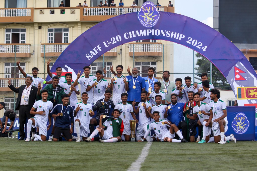 Bangladesh in furathama faharah SAFF 20 aharun dhashuge mubaaraaiyy kaamiyaabu koffi