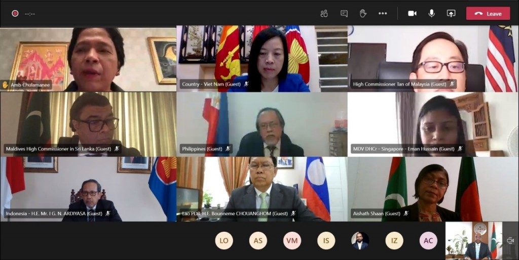 Multilatral forum thakugai Raajje aai ASEAN gaumuthakaa gulhigen ekugai massaikai kurumah mashvaraa koffi