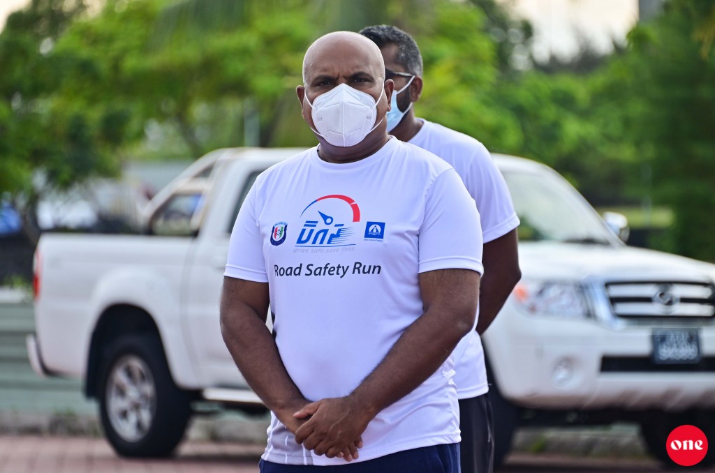 #OnePhoto: Rahkka road safety run ifthithaahu kurun