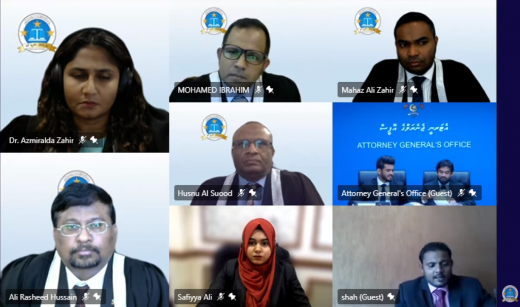 JSC ge  dhashah DJA  gendhiumah gaanoonah genai islaahu baathil kuran Supreme Court ah husha halhaifi