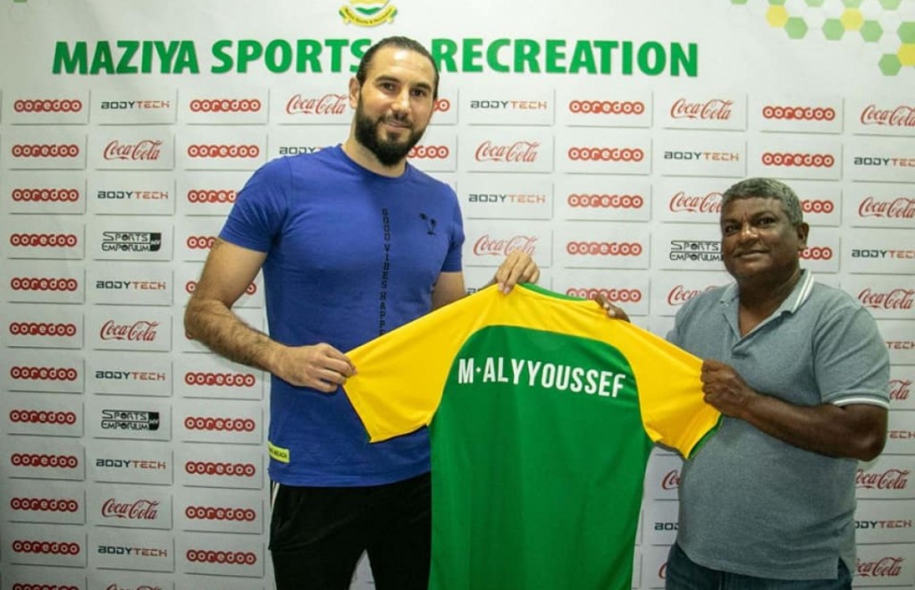 Syria gaumee team ge goalkeeper Mahmoud  anekkaaves Maziya ah