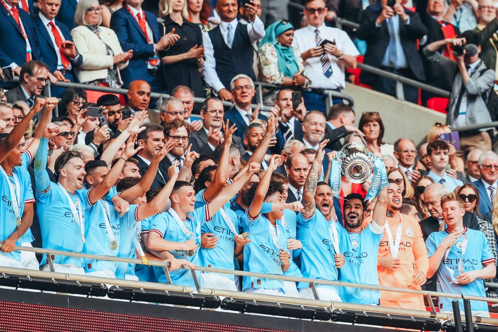 Gundogan ge goal thakun FA cup kaamiyaabukoh, City in treble gaathah