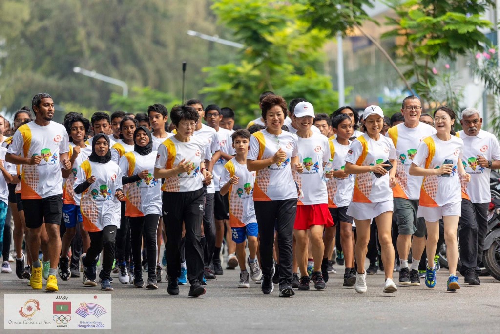 Asian games ''Fun Run'' ah bodu tharuheebeh!