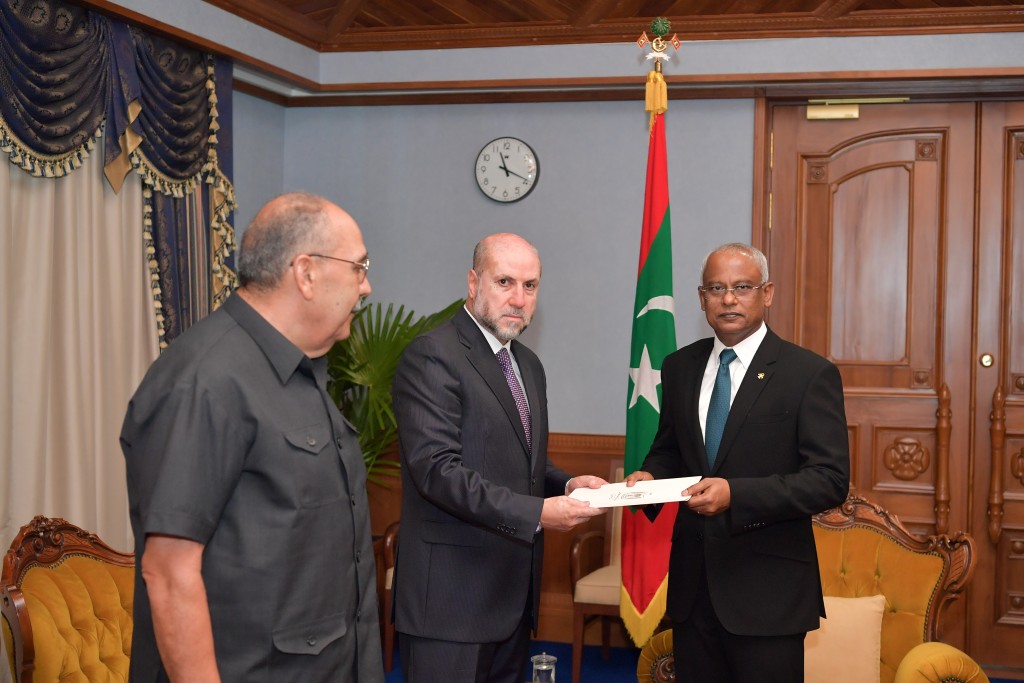 Furathama faharah Palestine ah non resident safeereh ayyan kuran ninmavai ekan Raees iulaan kuravvaifi