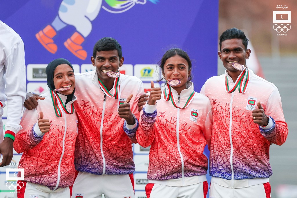 Mix relay ah Bronze medal, Saaidh ah 100 meter final ah furusathu nulibunu
