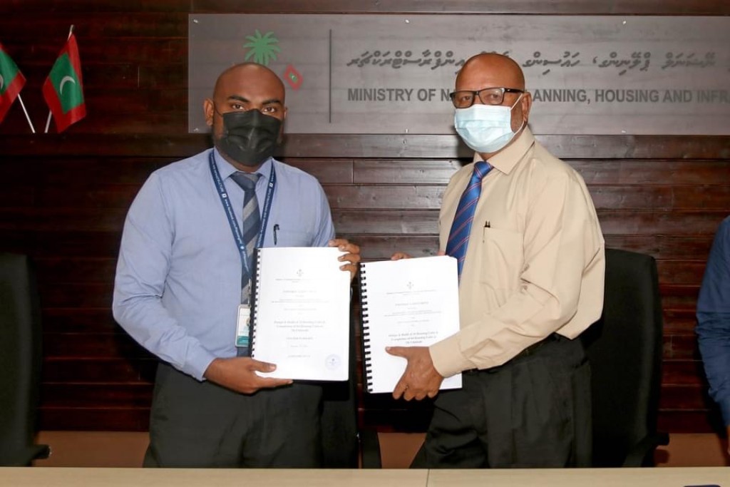 Vilifushi 100 housing unit ninman Amin Construction aa havaalu koffi