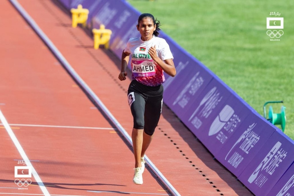 Record aakoh, Lanka ge junior mubaaraathun Fasooha rihi medal hoadhaifi