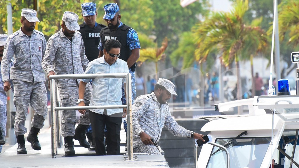 Pres. Yameen transferred back to Maafushi Prison