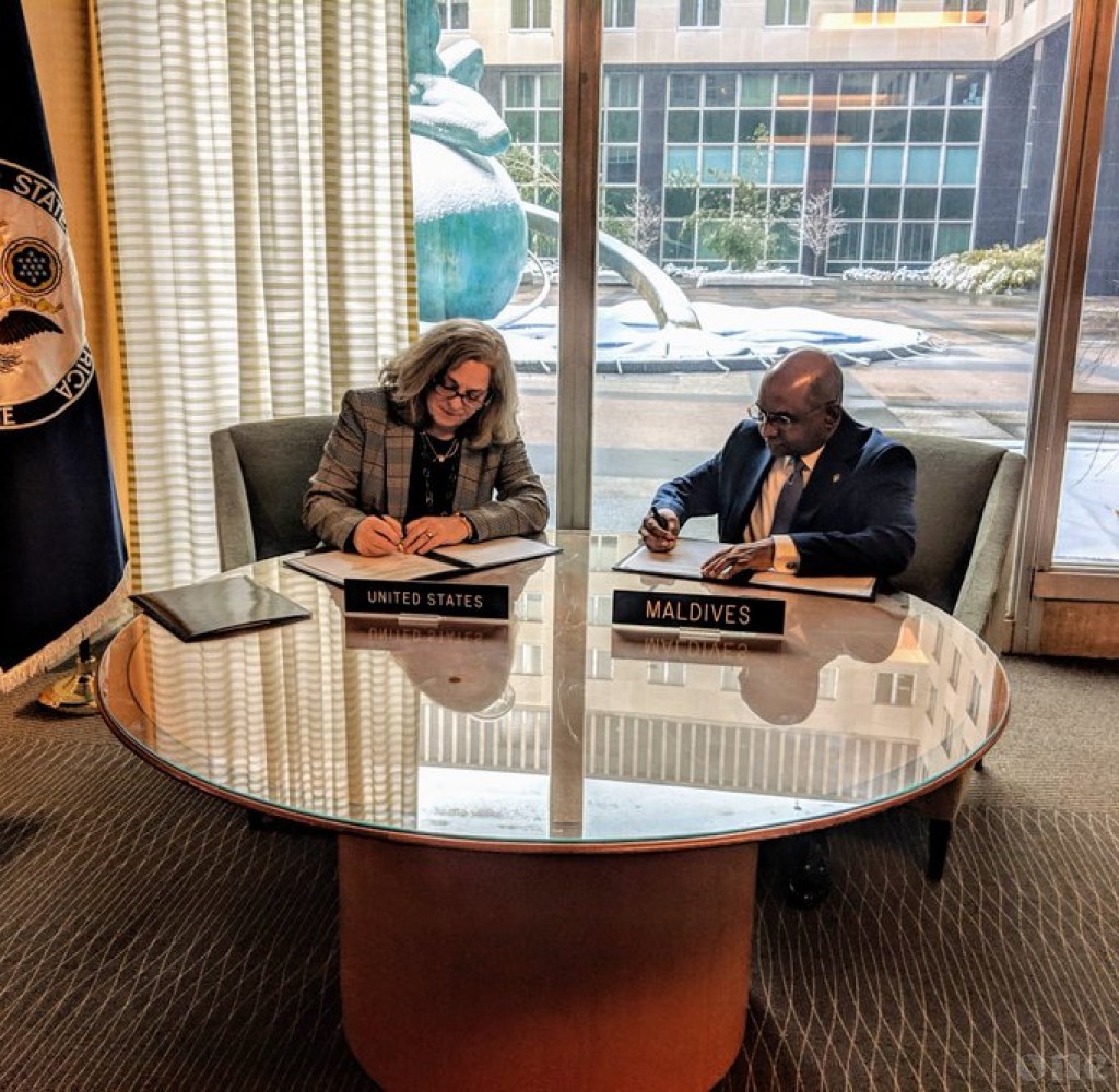 Maldives and USA sign agreement on strengthening counter terrorism efforts